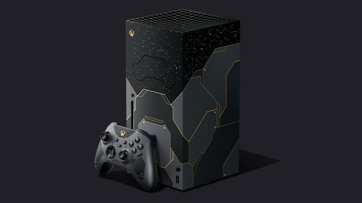 Immagine di Bundle Xbox Series X Halo Infinite in preorder da Gamestop!