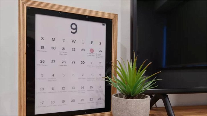 Immagine di Questo calendario e-ink Raspberry Pi si sincronizza con Google Calendar
