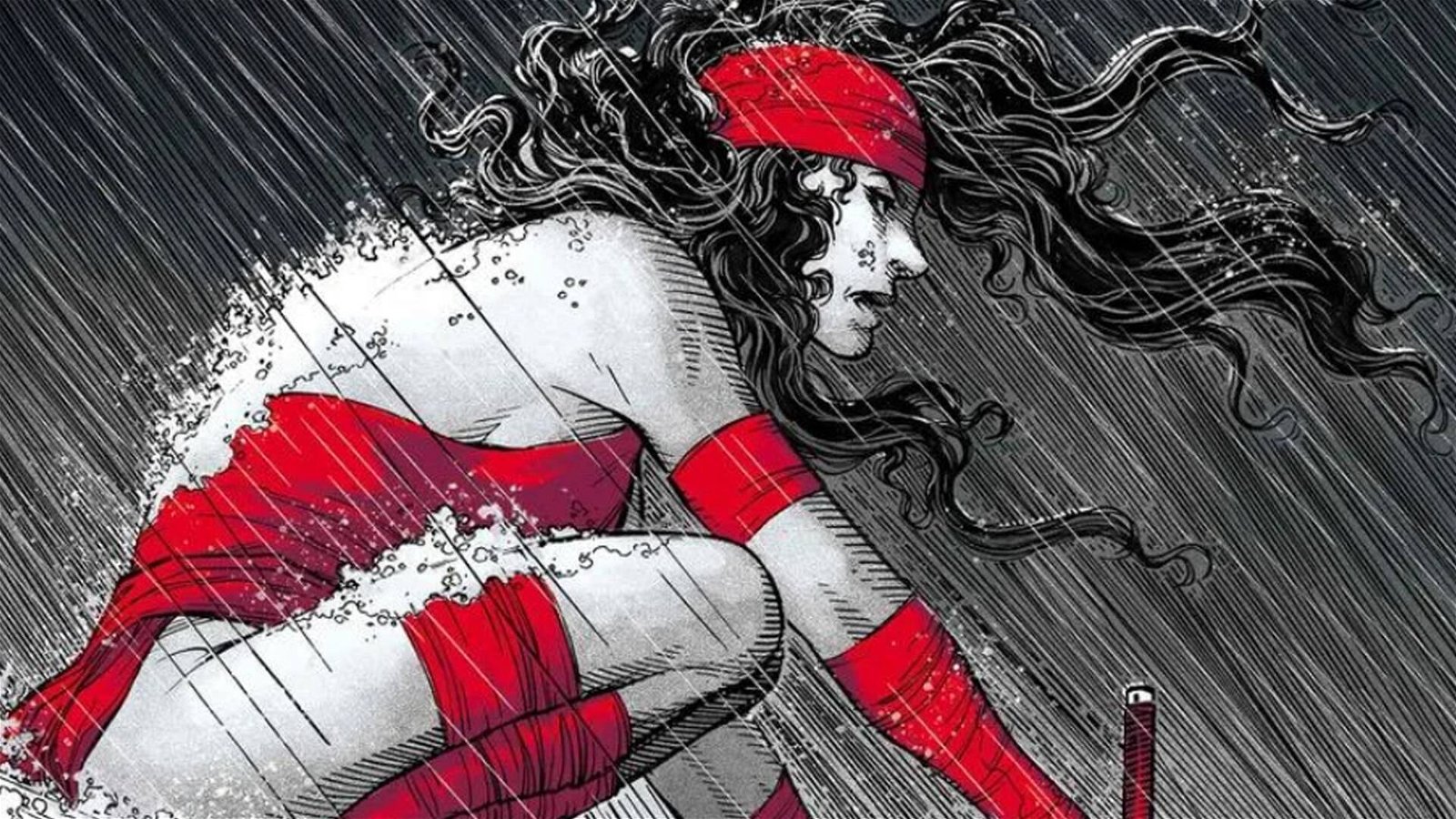 Immagine di Marvel annuncia Elektra - Black, White and Blood