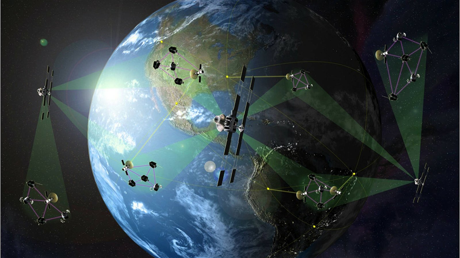 Immagine di Sciami di satelliti con una "mente" collettiva: il nuovo progetto della NASA