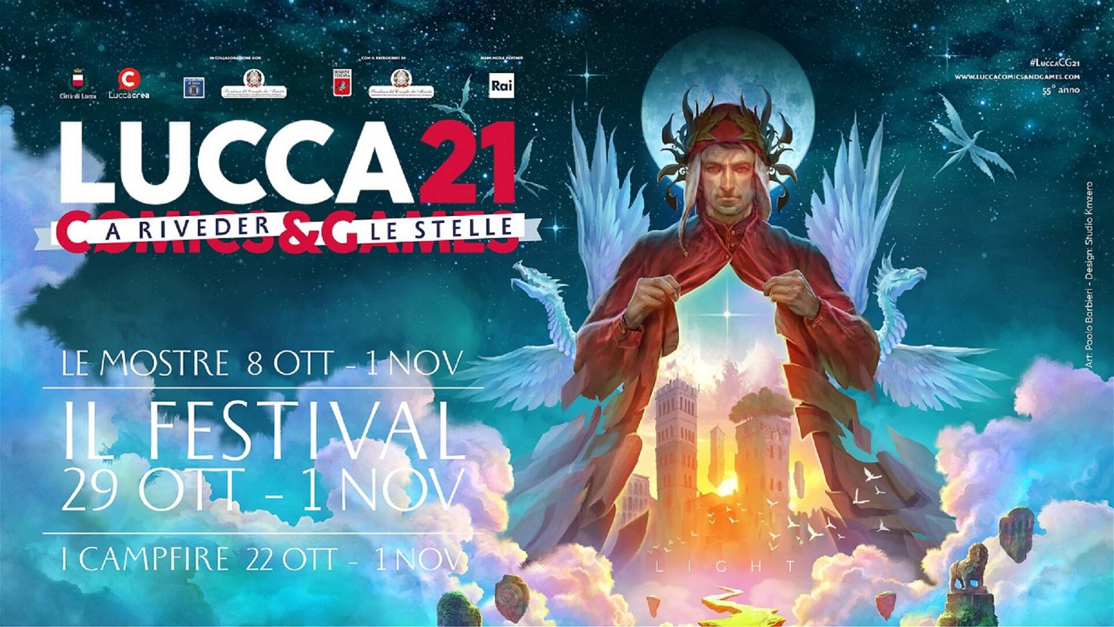 Immagine di Lucca Comics and Games 2021: poster, biglietti e il programma