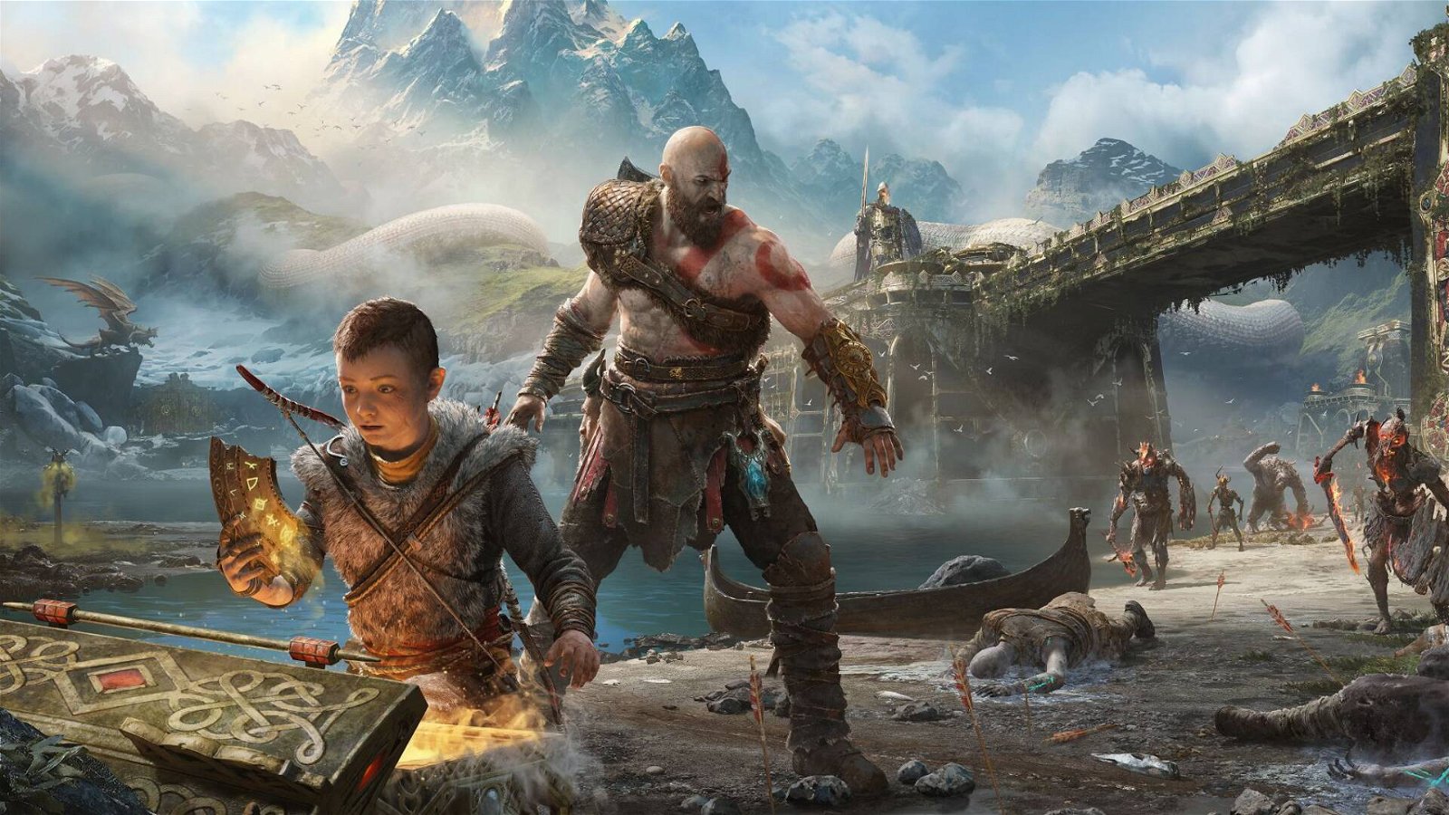 Immagine di God of War, ecco il crossover con The Last of Us grazie a una mod