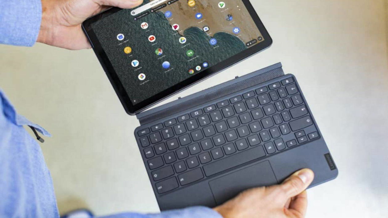 Immagine di Chromebook Lenovo IdeaPad Duet scontato di 120€ su Amazon!