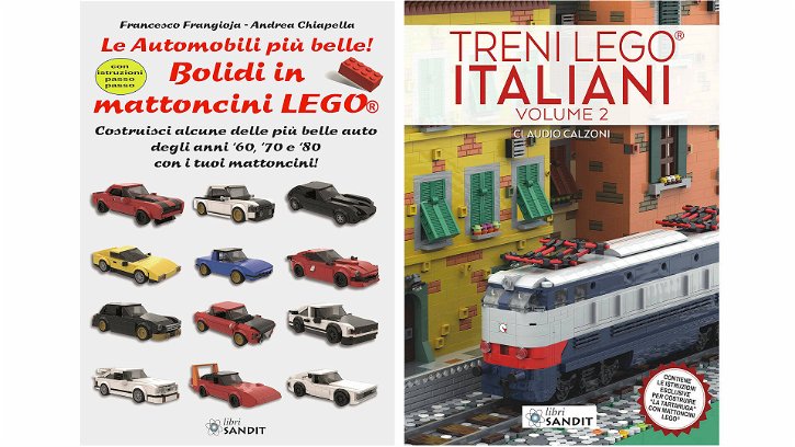 Immagine di Nuove aggiunte per la biblioteca dei libri LEGO. I soggetti? Auto vintage e treni!