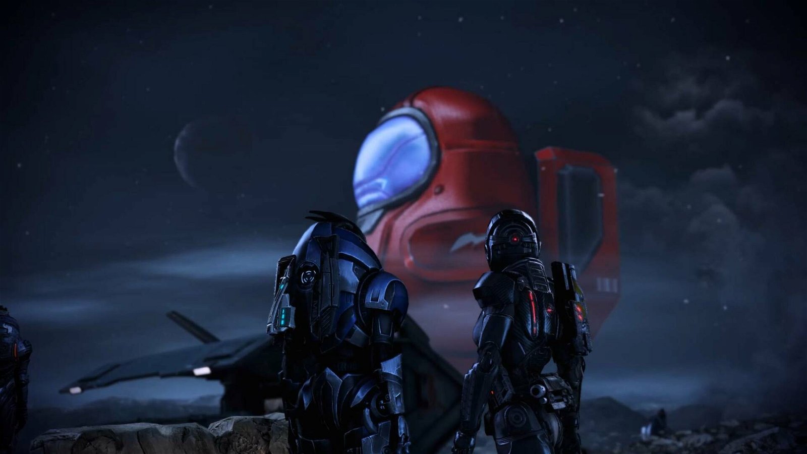 Immagine di Mass Effect: mod trasforma i Razziatori in impostori di Among Us
