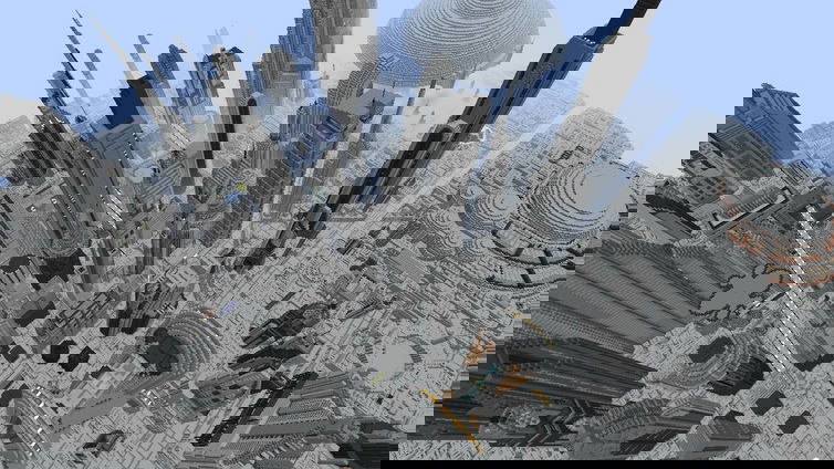 Immagine di Minecraft e l'impresa folle di un fan, ricreare l'intera galassia di Star Wars