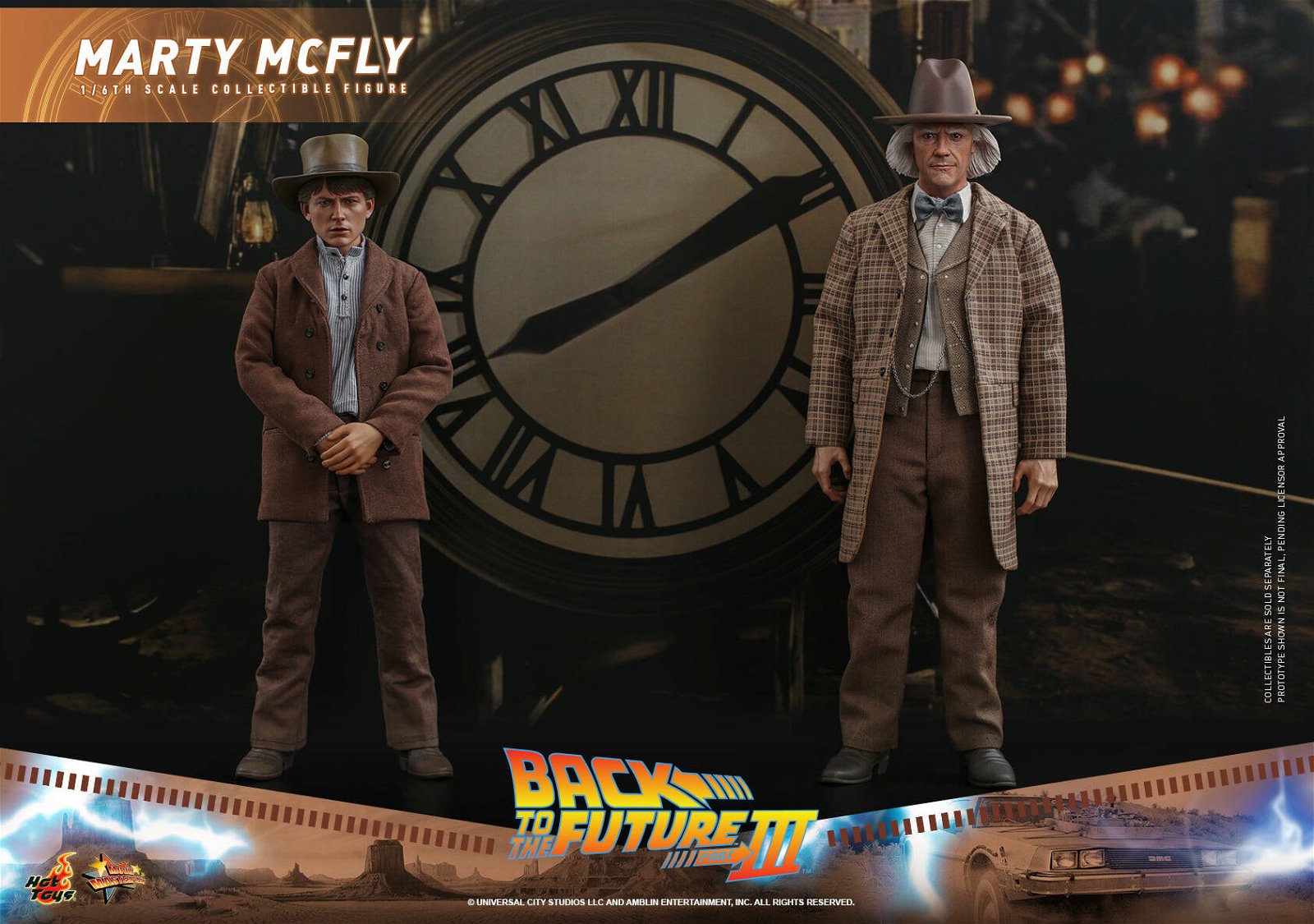Immagine di Ritorno al Futuro - Parte III, in arrivo da Hot Toys le figure di Doc Brown e Marty McFly