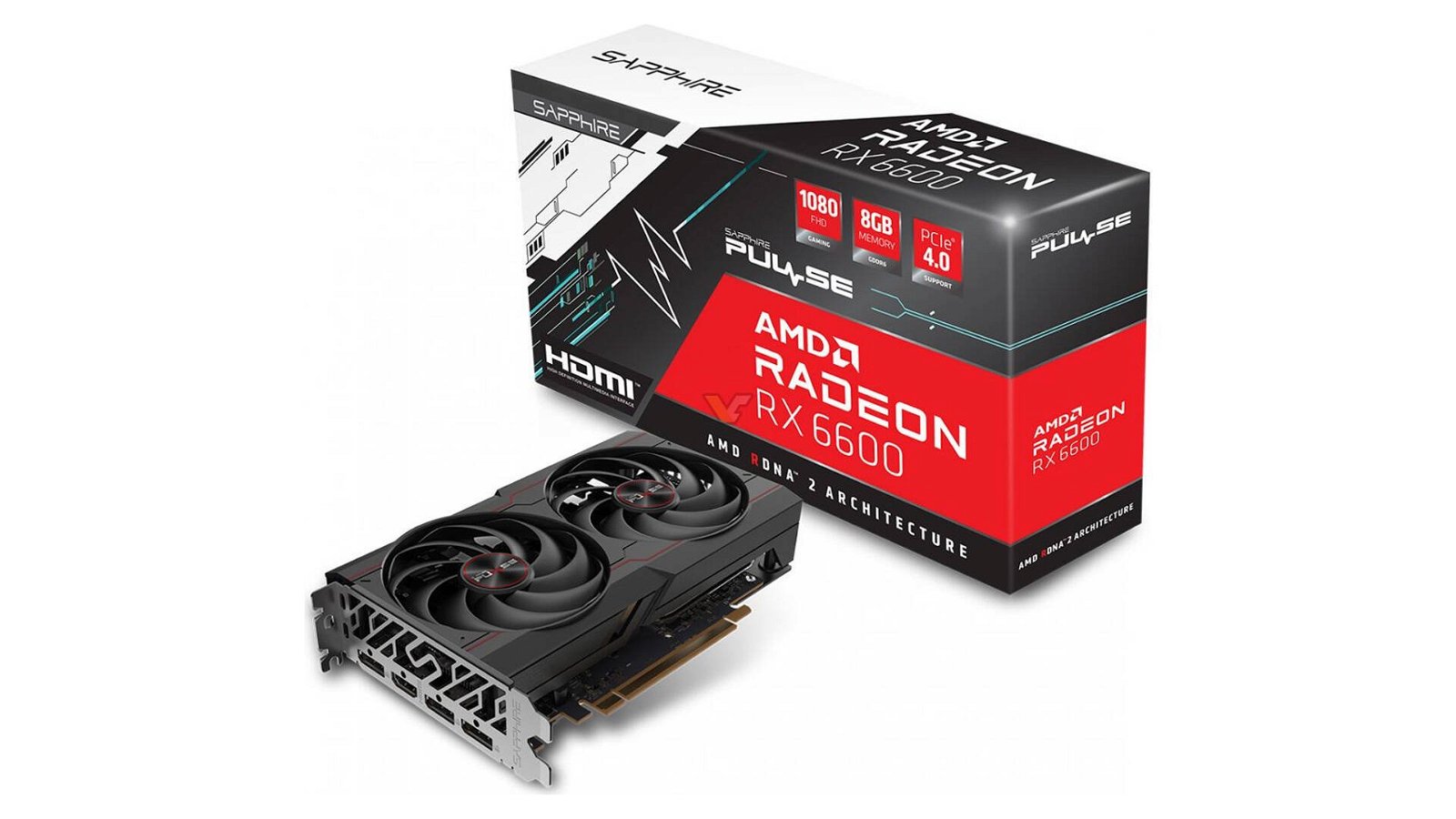 Immagine di AMD Radeon RX 6600, comparsa online la variante di Sapphire