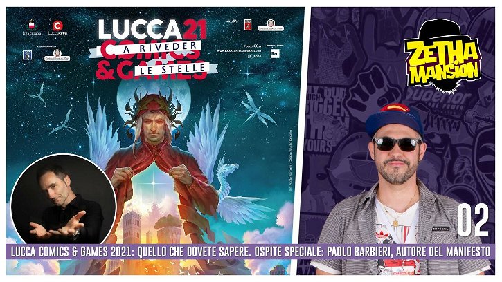 Immagine di Zetha Mansion Ep. 02 - Lucca Comics & Games 2021 con Paolo Barbieri