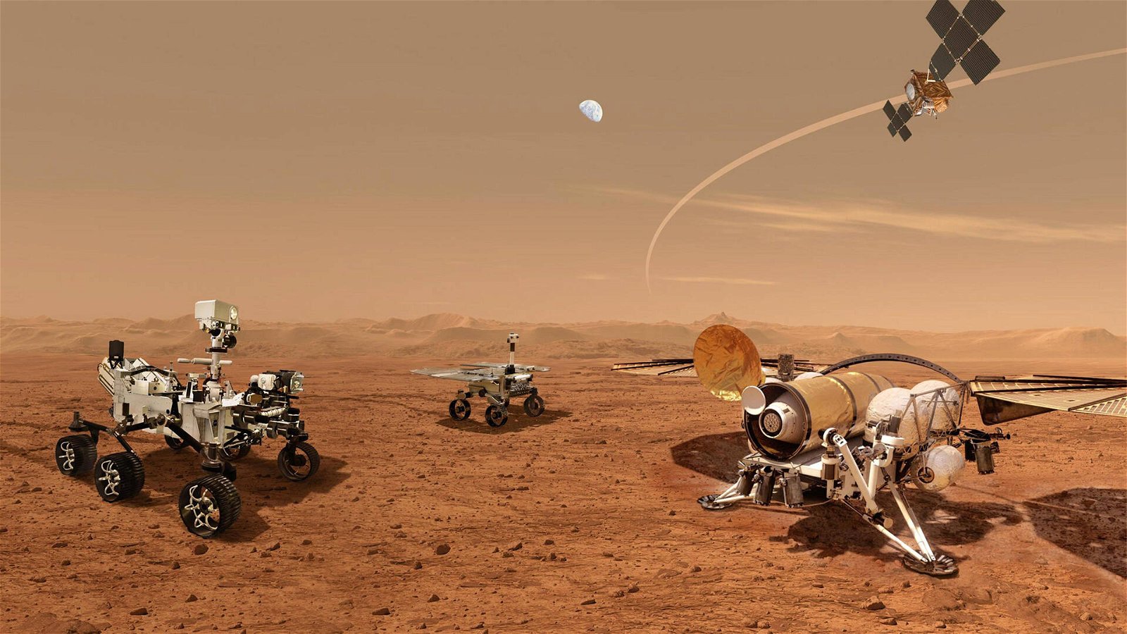 Immagine di NASA/ESA, la soluzione per riportare sulla Terra i campioni raccolti su Marte è rivoluzionaria