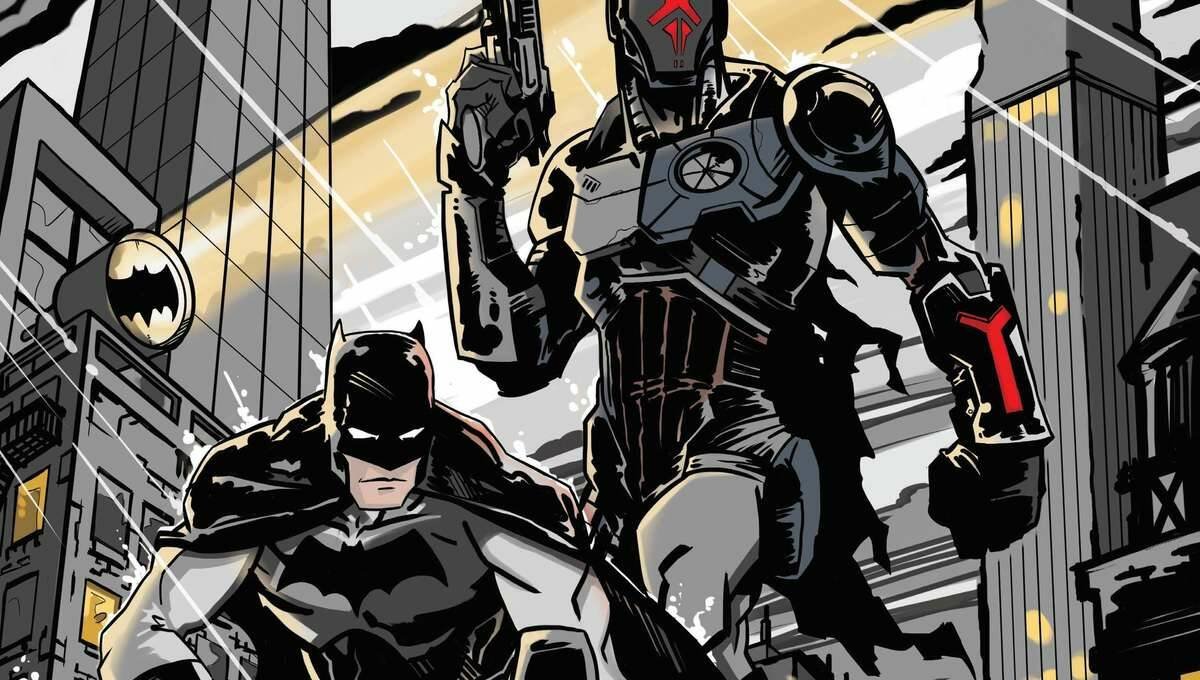 Immagine di Fortnite, Foundation sbarca nel DC Universe e incontra Batman