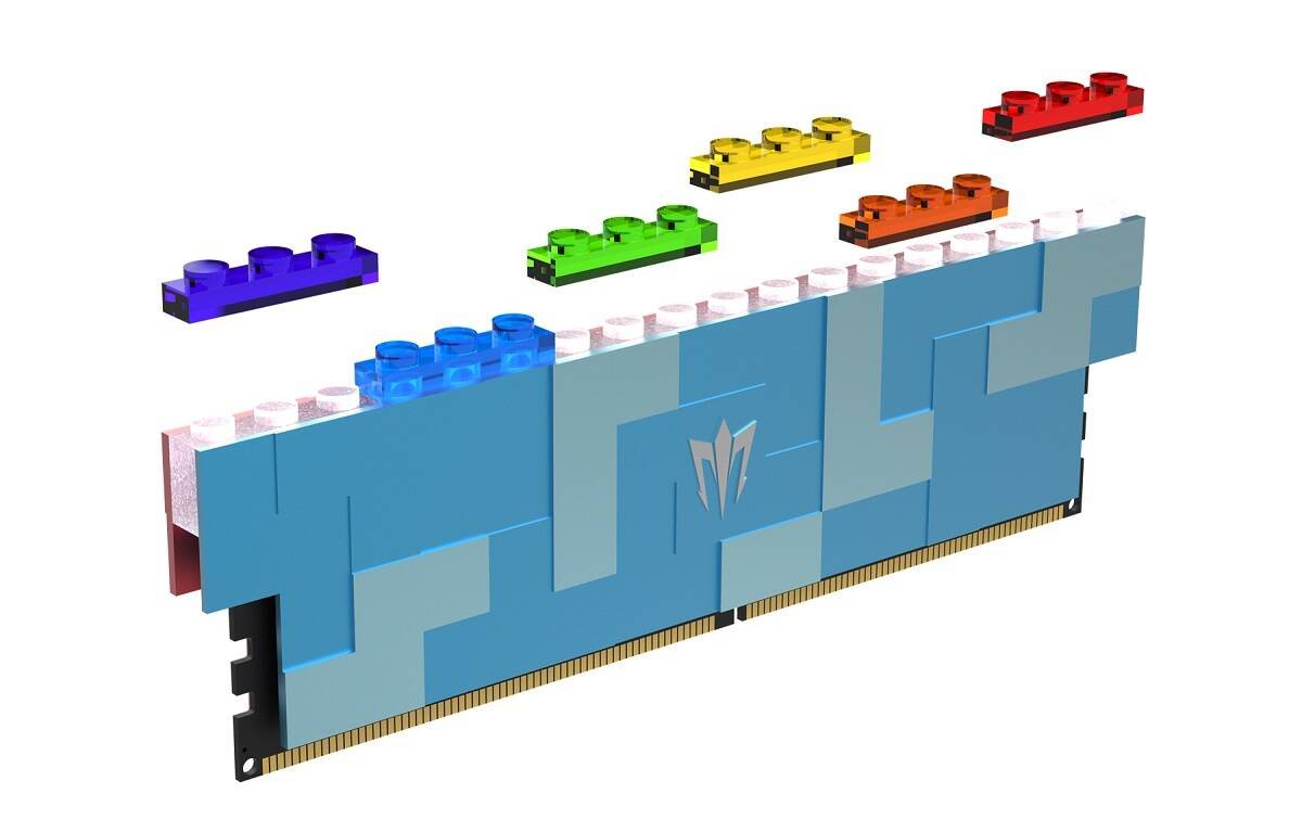 Immagine di Altro che RGB, su queste DDR5 potete montare i LEGO