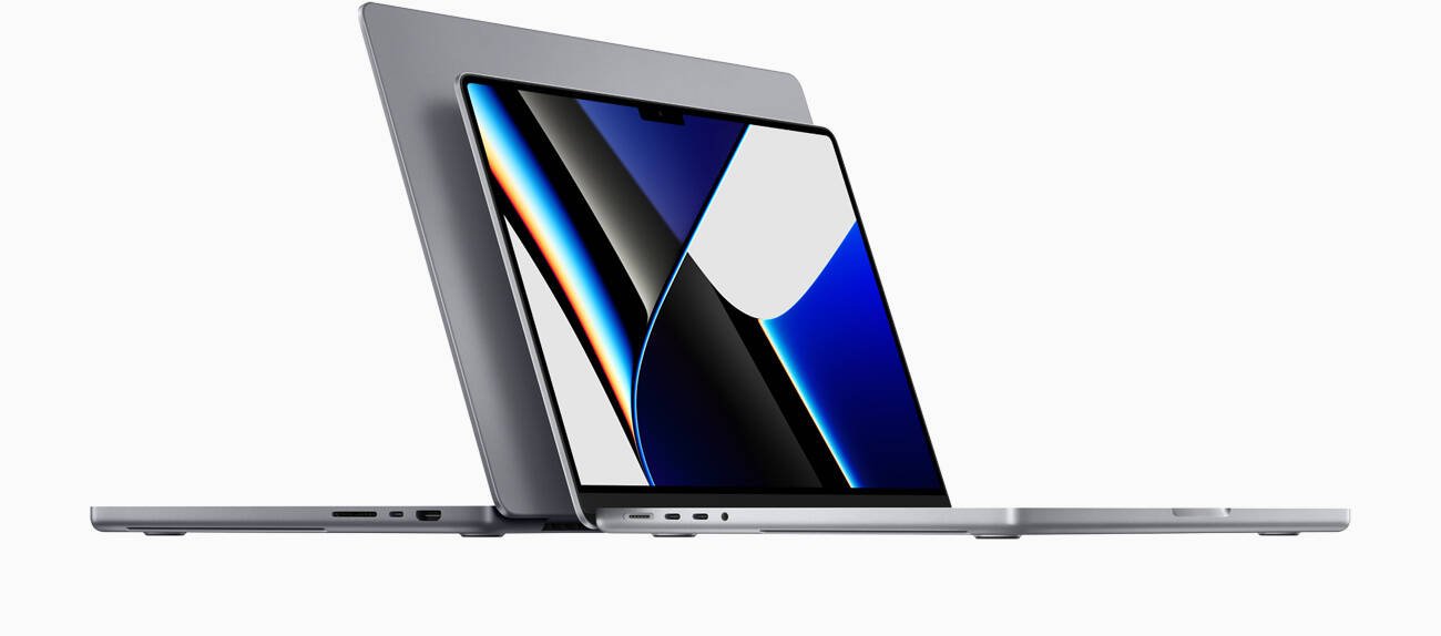 Immagine di MacBook Pro da 14" e 16" ufficiali con M1 Pro e M1 Max