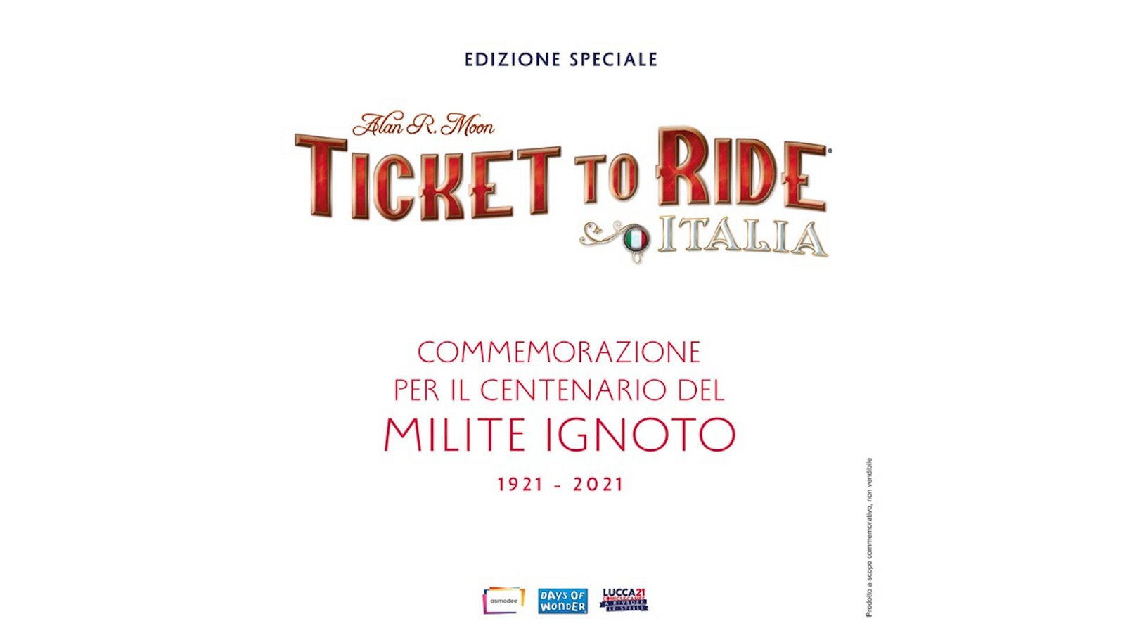 Immagine di Ticket to Ride celebra il centenario del Milite Ignoto