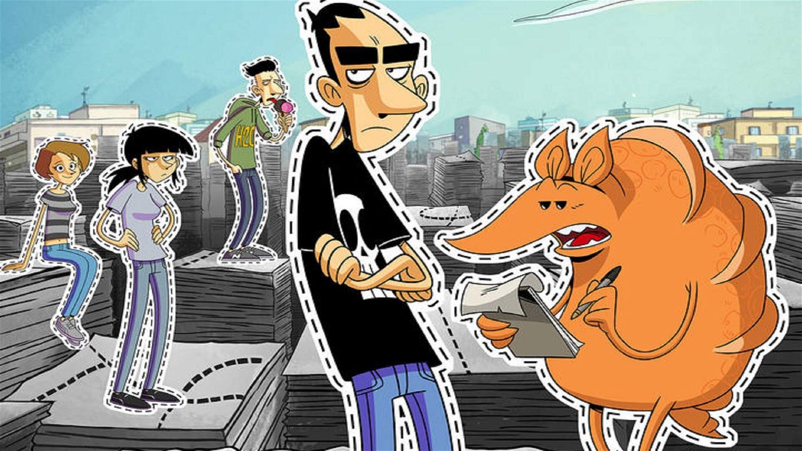 Immagine di Il trailer di Strappare Lungo i Bordi, la serie animata di Zerocalcare per Netflix