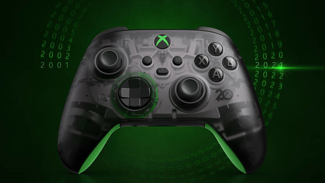 Immagine di Xbox Controller Wireless Edizione Speciale 20th Anniversary disponibile, non lasciatevelo sfuggire