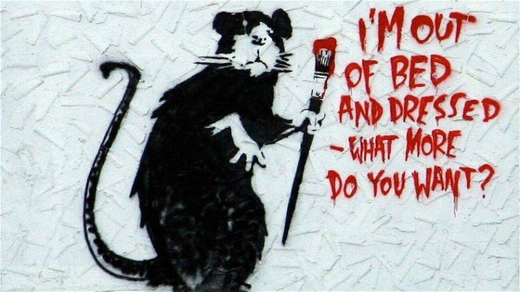 Immagine di Christopher Walken ha distrutto un'opera di Banksy in The Outlaws
