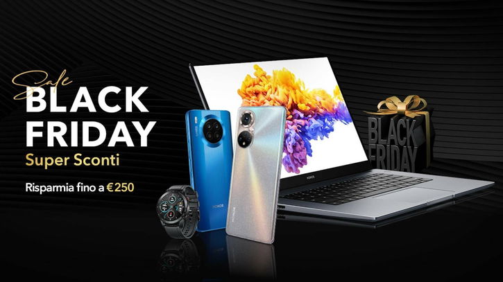 Immagine di Cyber Monday Honor, le imperdibili offerte sui prodotti tech del brand