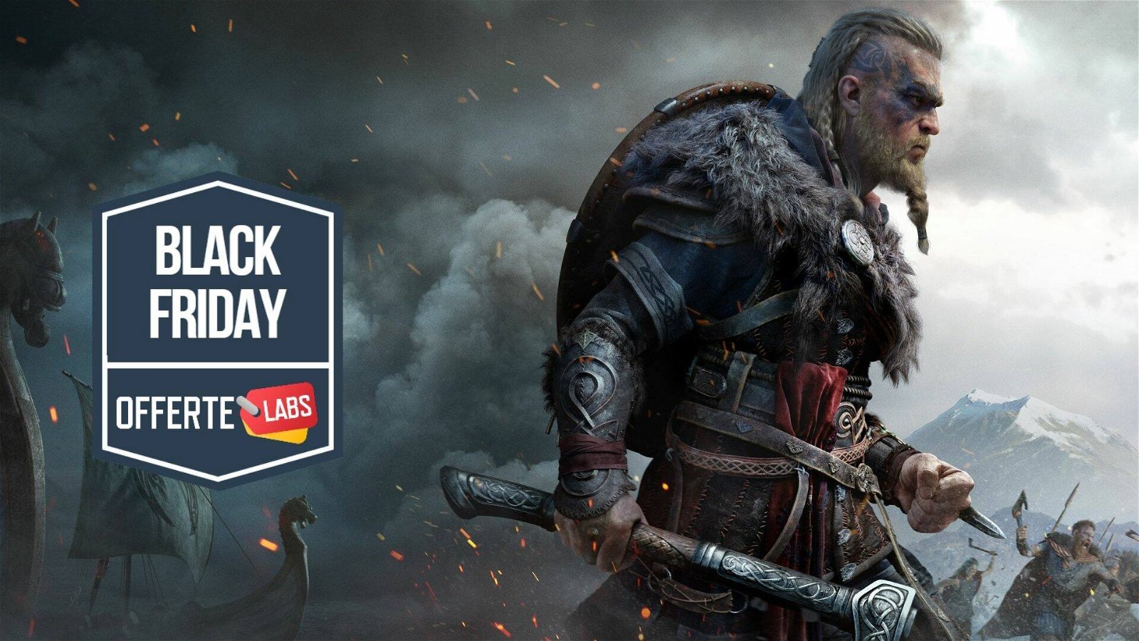 Immagine di Assassin's Creed Valhalla a meno di 30 euro grazie al Black Friday 2021!