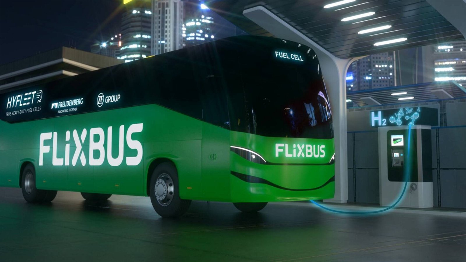 Immagine di FlixBus, entro il 2024 arriveranno i primi autobus a idrogeno