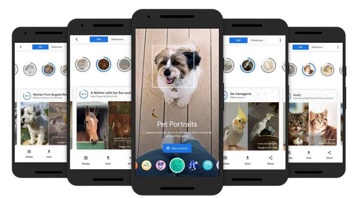 Immagine di Con Pet Portraits, Google ci farà scoprire il lato artistico dei nostri animali domestici