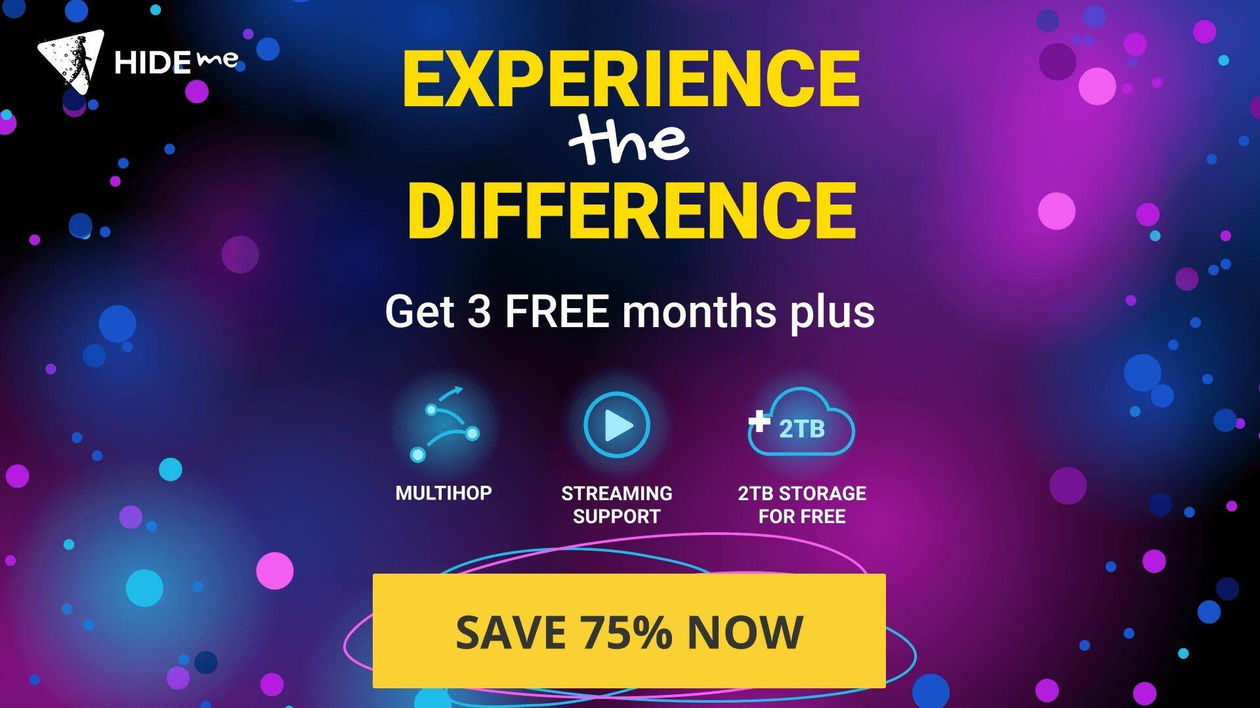 Immagine di hide.me VPN, 75% di sconto per il Black Friday