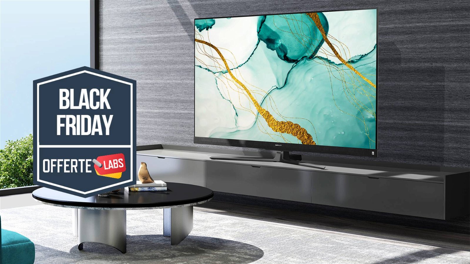 Immagine di Questa smart TV 4K Hisense è scontata di 350€ per il Black Friday Amazon! Che aspetti?!