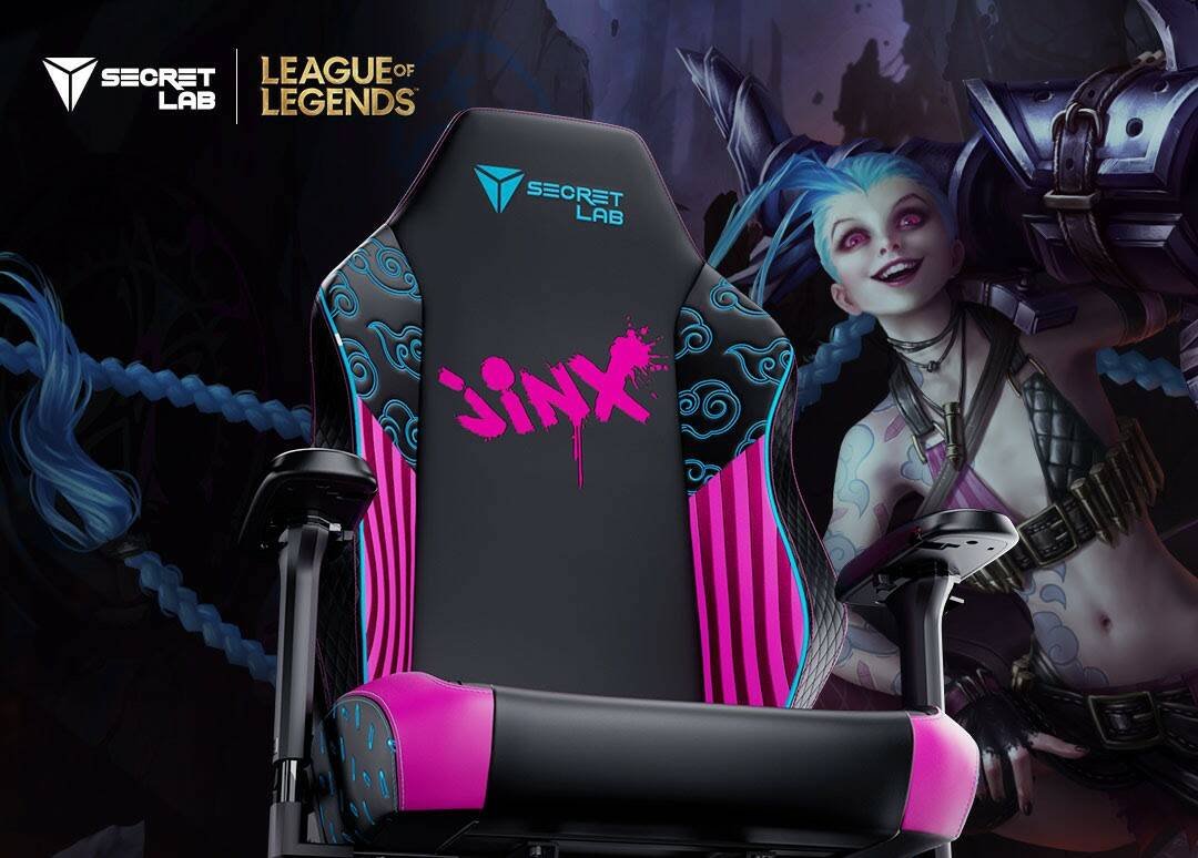 Immagine di League of Legends: Secretlab annuncia la fantastica sedia da gaming di Jinx