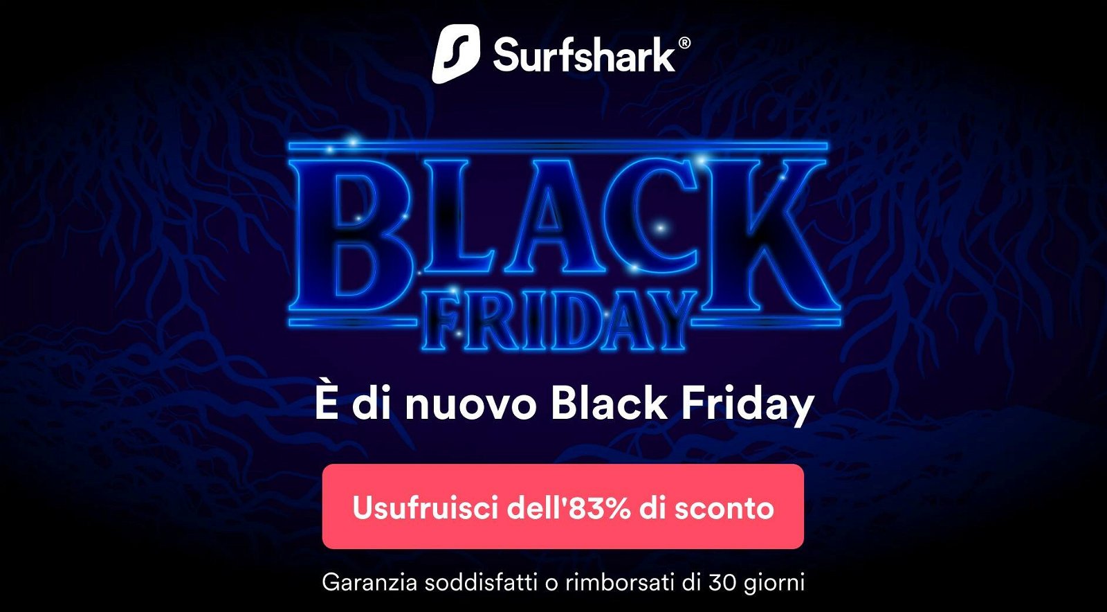 Immagine di Surfshark VPN, 3 mesi gratis e sconto dell'82% per il Black Friday!