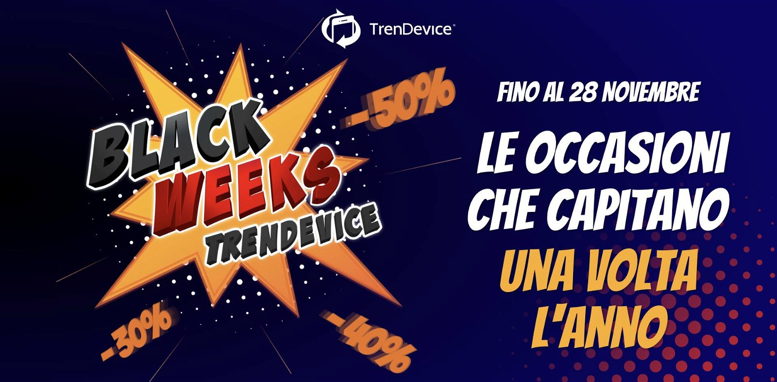 Immagine di Su TrenDevice il Black Friday è già arrivato! iPhone 12 da 609,90€, iPhone 11 da 399,90€