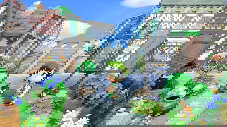 Immagine di Su Animal Crossing è stata ricostruita la Mondstadt di Genshin Impact