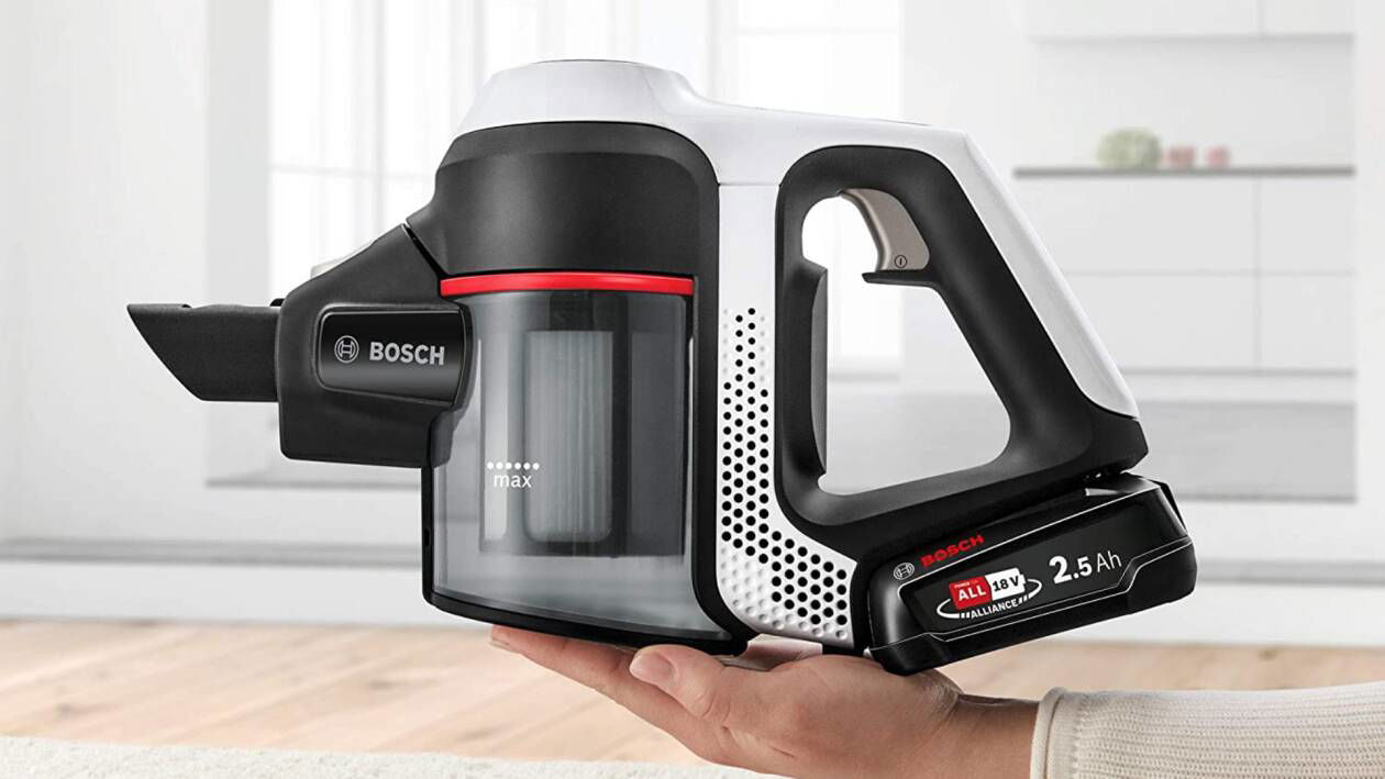 Immagine di Bosch Unlimited Serie 6: aspirapolvere senza fili al top, scontato di oltre 130€!