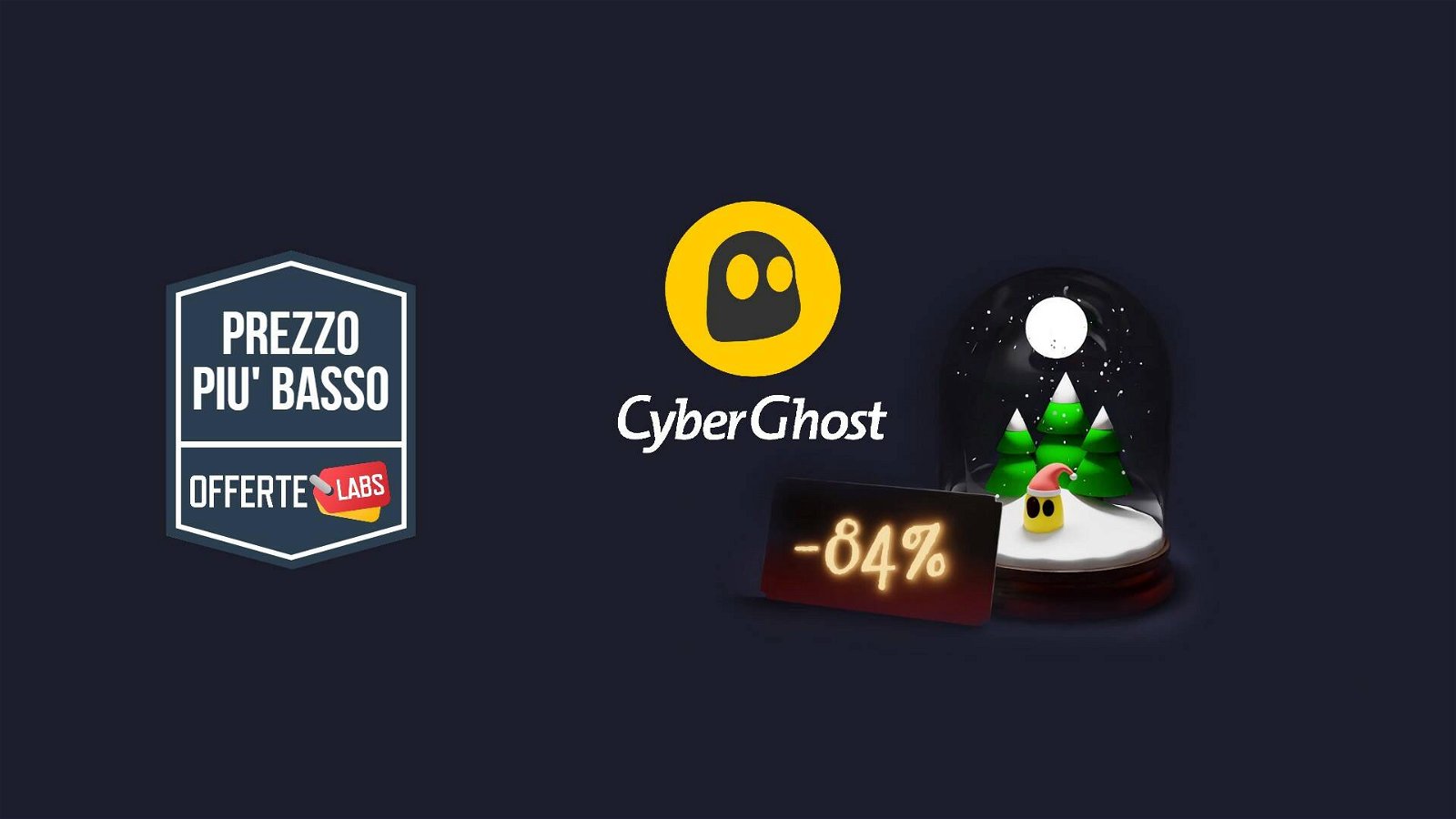 Immagine di CyberGhost VPN, super sconto natalizio! 84% in meno sul piano triennale!