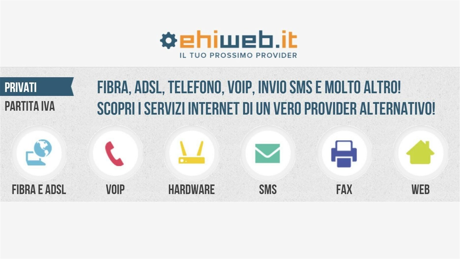 Immagine di Ehiweb, i vantaggi di avere un provider di telecomunicazione alternativo