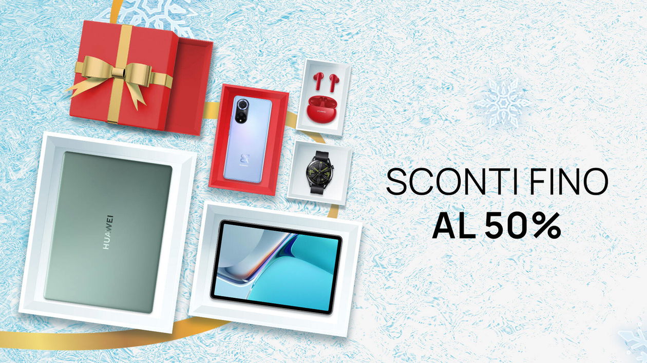 Immagine di Huawei, i vostri regali di Natale scontati fino al 50%!
