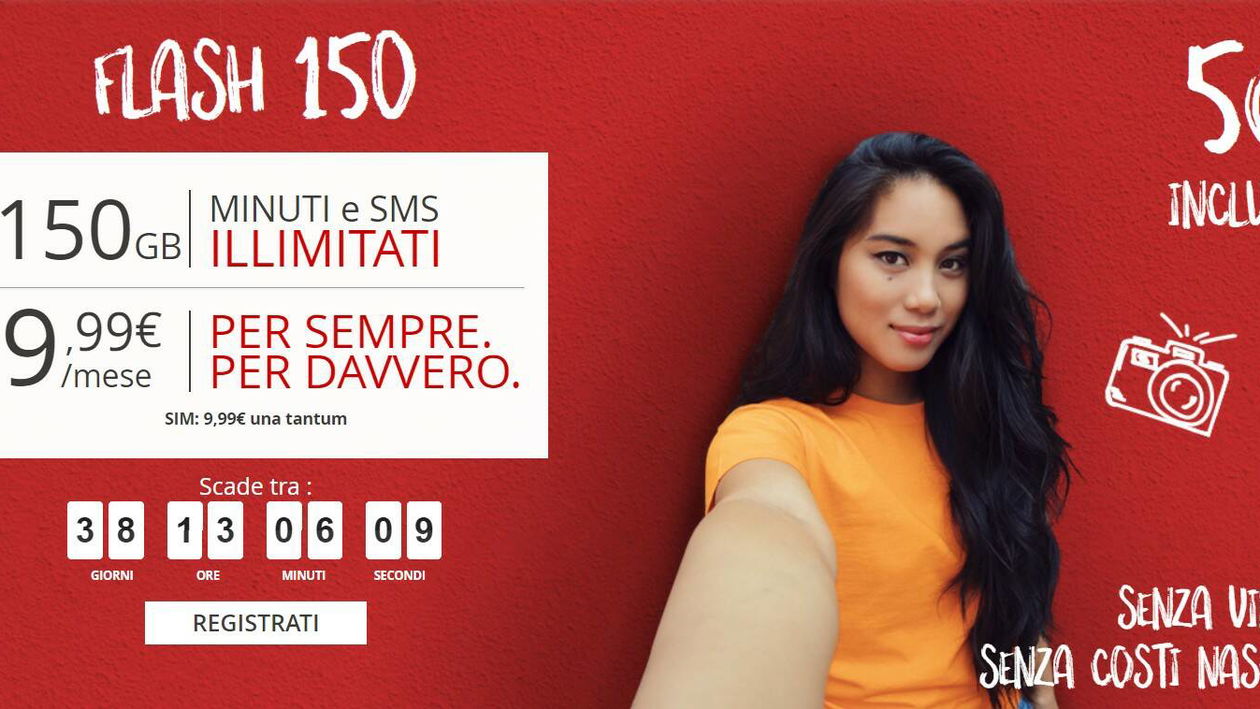 Immagine di Super offerta Iliad per Natale! 150GB a soli 9,99€ al mese!