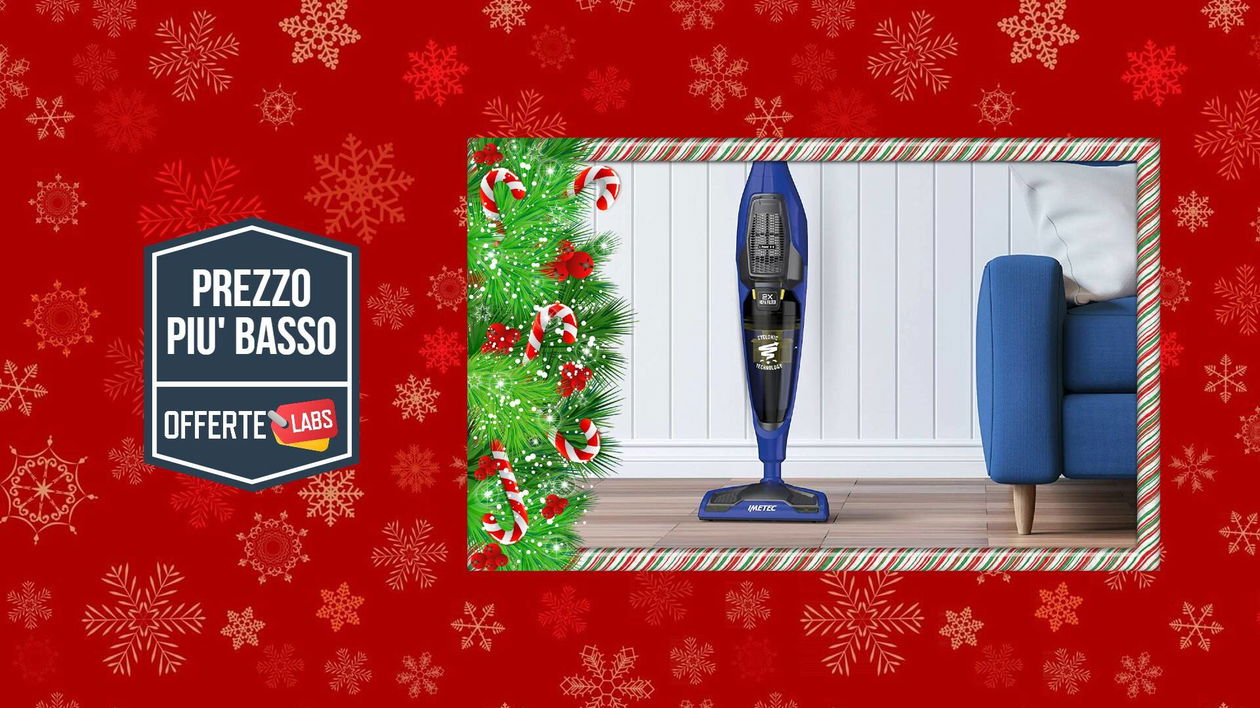 Immagine di Che regalo! Aspirapolvere Imetec Piuma ad un prezzo assurdo su Amazon!