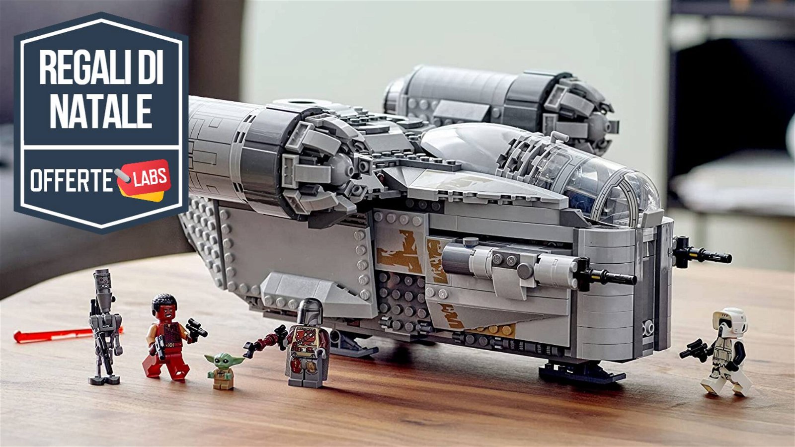 Immagine di Lego Star Wars: Razor Crest, la nave di The Mandalorin, è in sconto ad un prezzo bomba!