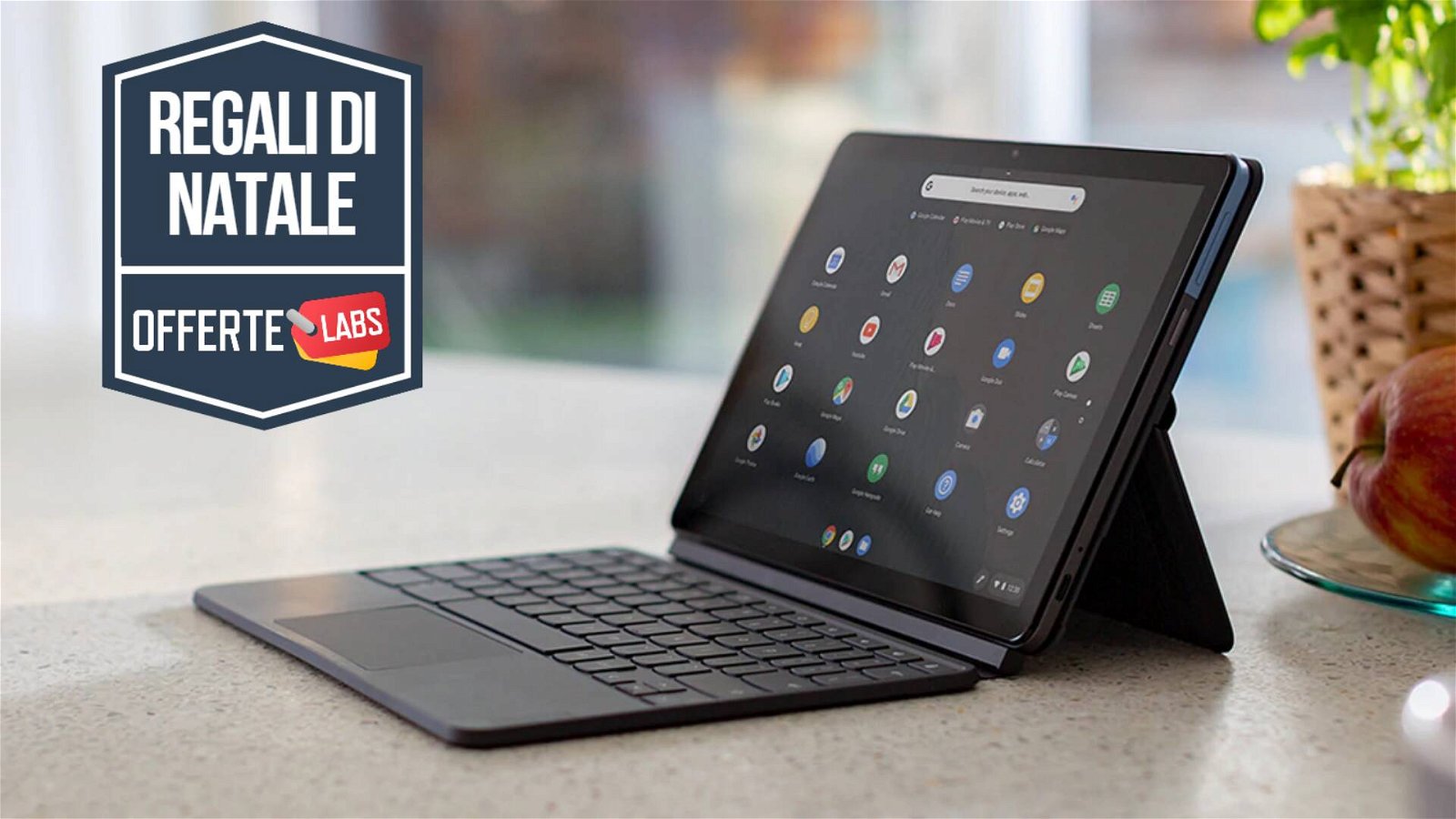 Immagine di Lenovo IdeaPad: tablet 2-in-1 perfetto per studio e lavoro, in sconto di 128€!