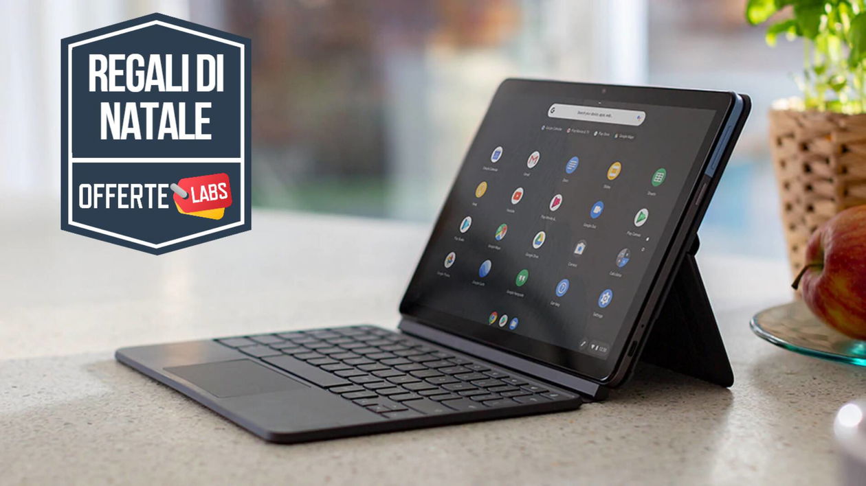 Immagine di Lenovo IdeaPad: tablet 2-in-1 perfetto per studio e lavoro, in sconto di 128€!