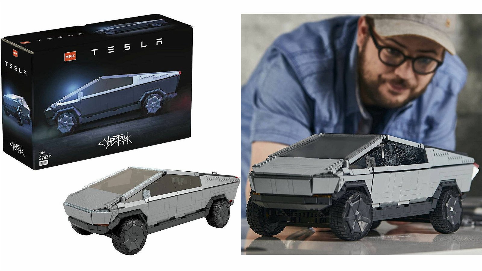 Immagine di Mattel presenta l’iconico MEGA Tesla Cybertruck in mattoncini!