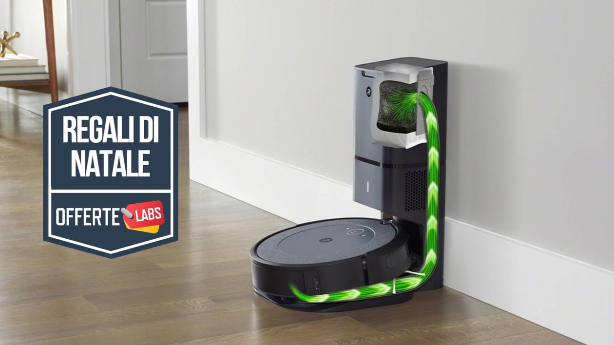 Immagine di iRobot Roomba i3+: l'aspirapolvere che si svuota da solo, in sconto di 199€! Affare di Natale!