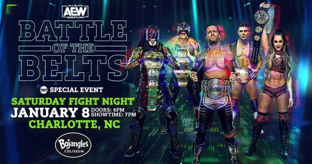 Immagine di AEW: lo speciale "Battle of the Belts" sarà trasmesso su Sky Sport Arena