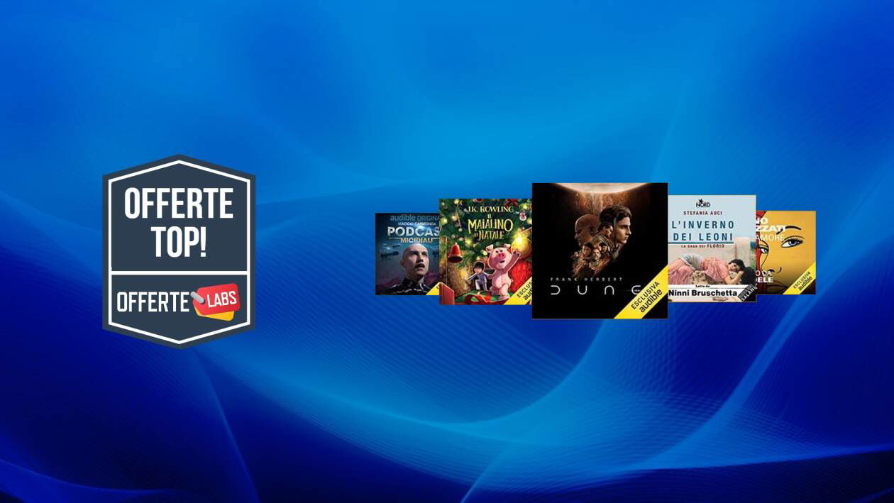 Immagine di Super offerta Audible, 6 mesi di abbonamento a soli 2,95€ al mese!