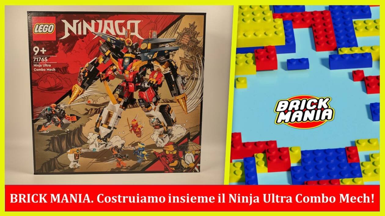 Immagine di BRICK MANIA. Costruiamo insieme il Ninja Ultra Combo Mech!