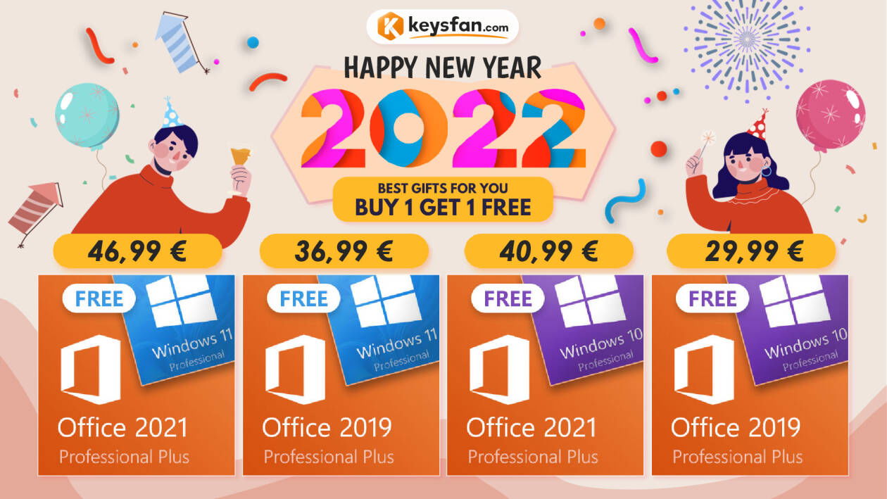 Immagine di Saldi di Capodanno, compri Office e Windows è in regalo