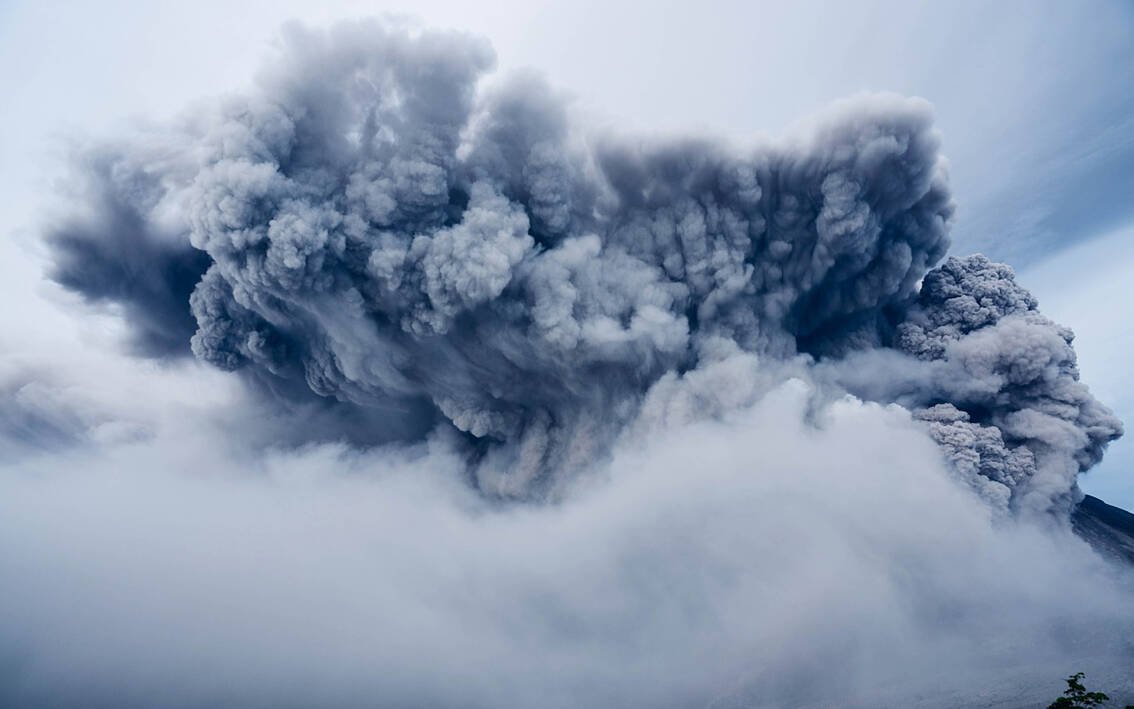 Immagine di Gli effetti dell'eruzione vulcanica di Tonga si sono avvertiti anche nello spazio