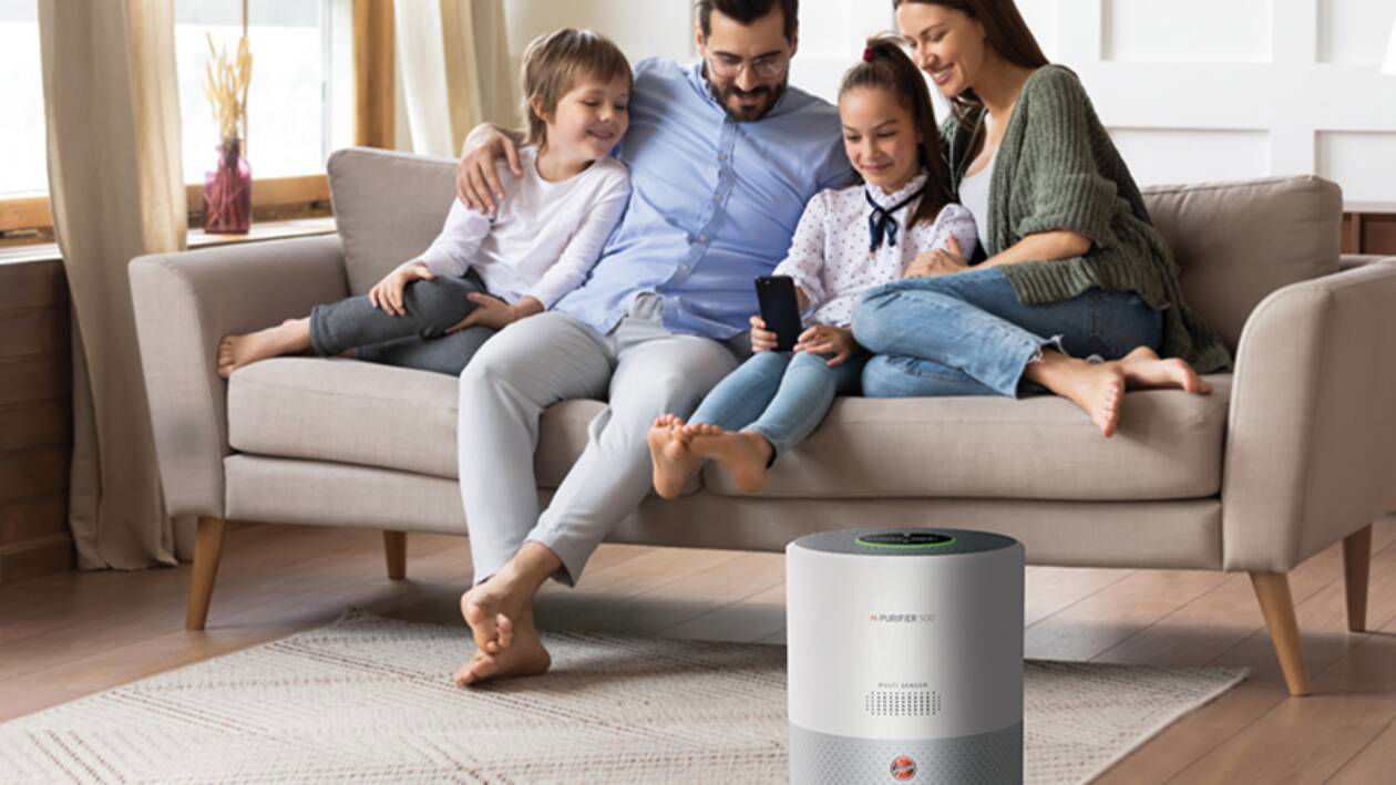 Immagine di Affare Amazon! Questo purificatore d'aria Hoover è in sconto di 170€! Aria pulita da allergeni e batteri!