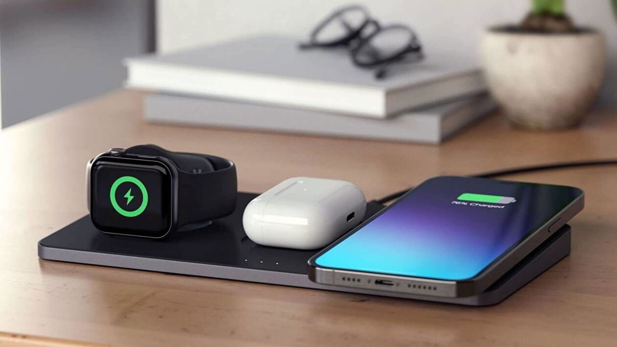 Immagine di Questo hub di ricarica wireless è perfetto per i fan Apple ed è scontato del 30%