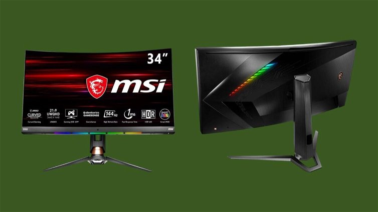 Immagine di MSI Optix MPG341CQR: monitor curvo eccezionale, in sconto di 200€ su Amazon!